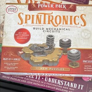 Spintronics Mechanical Circuits Puzzle - Gold and Silver
